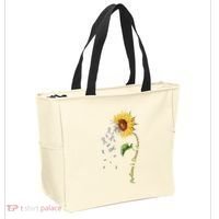 ParkinsonS Disease Awareness Sunflower Tote Bag thumb 2