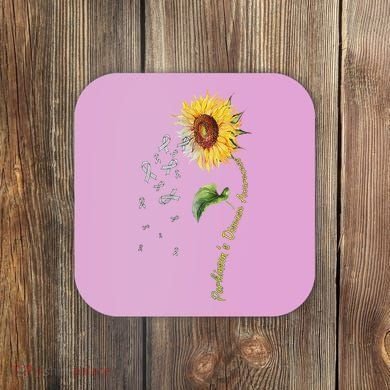 ParkinsonS Disease Awareness Sunflower Coaster