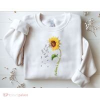 ParkinsonS Disease Awareness Sunflower Sweatshirt thumb 2