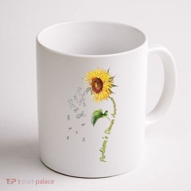 ParkinsonS Disease Awareness Sunflower Coffee Mug back
