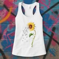 ParkinsonS Disease Awareness Sunflower Women's Tank Top thumb 3