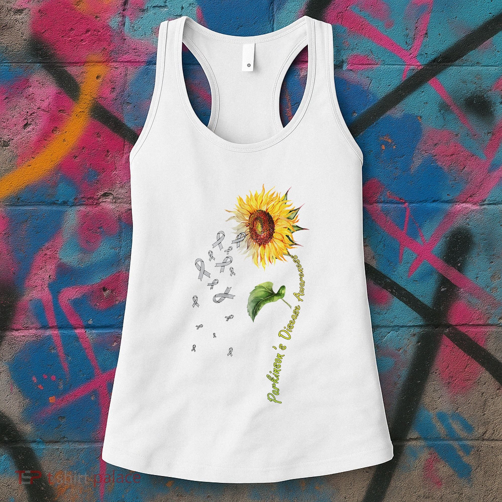 ParkinsonS Disease Awareness Sunflower Women's Tank Top