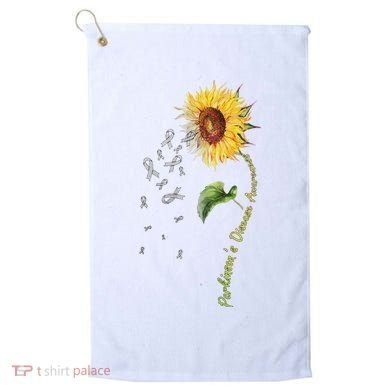 ParkinsonS Disease Awareness Sunflower Golf Towel