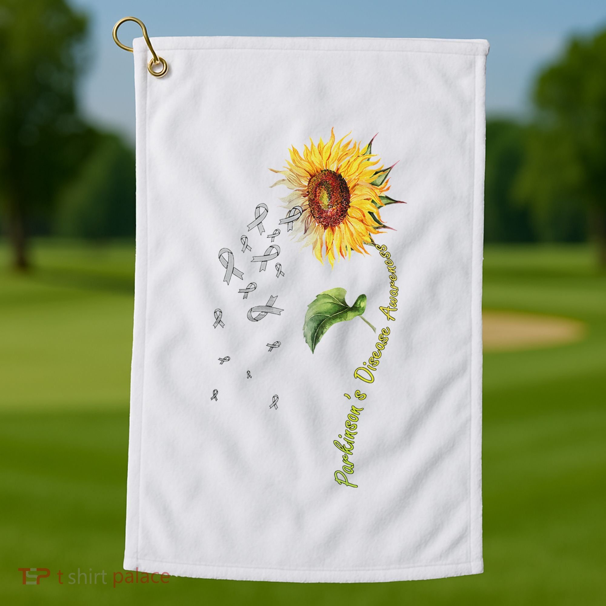 ParkinsonS Disease Awareness Sunflower Golf Towel