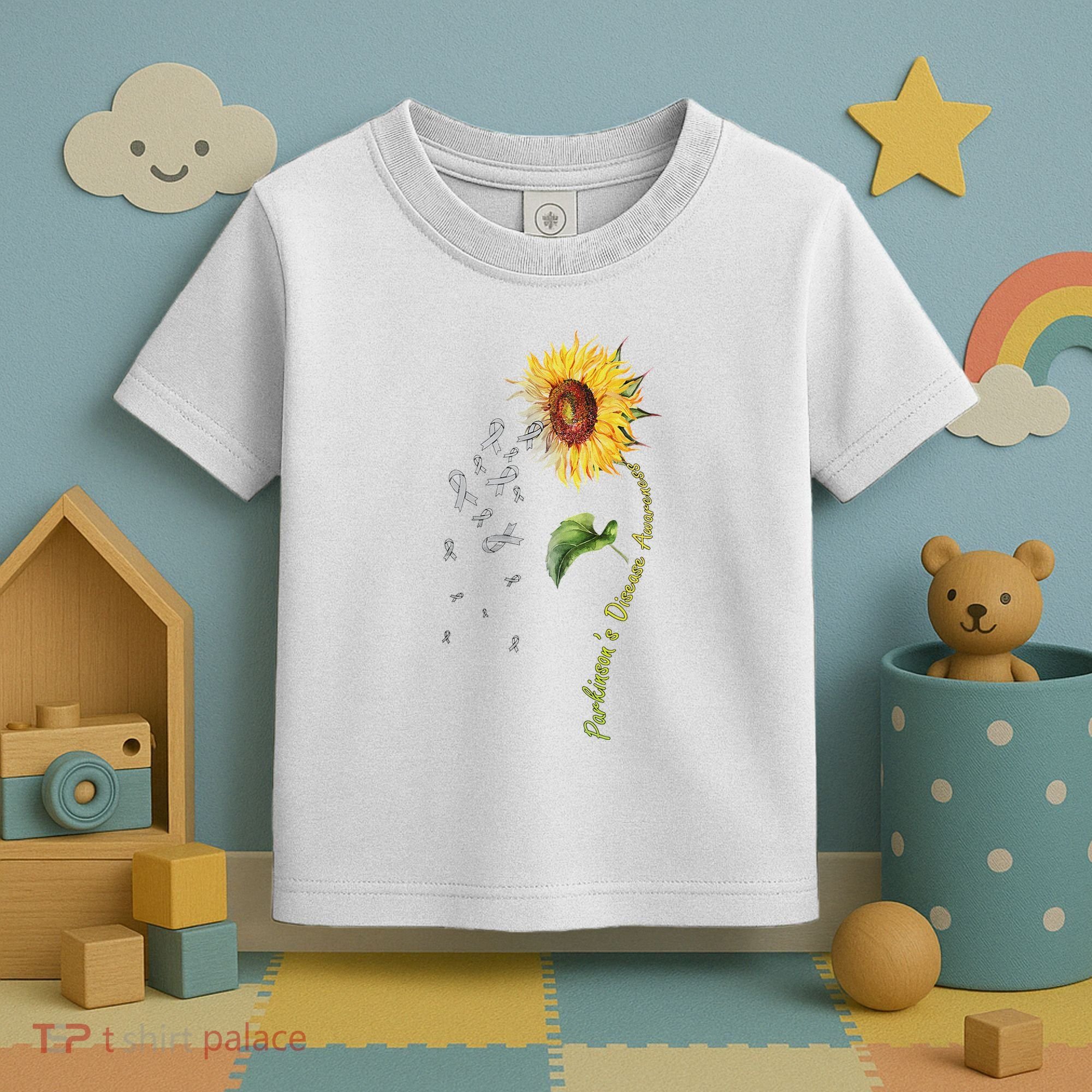 ParkinsonS Disease Awareness Sunflower Toddler T-Shirt