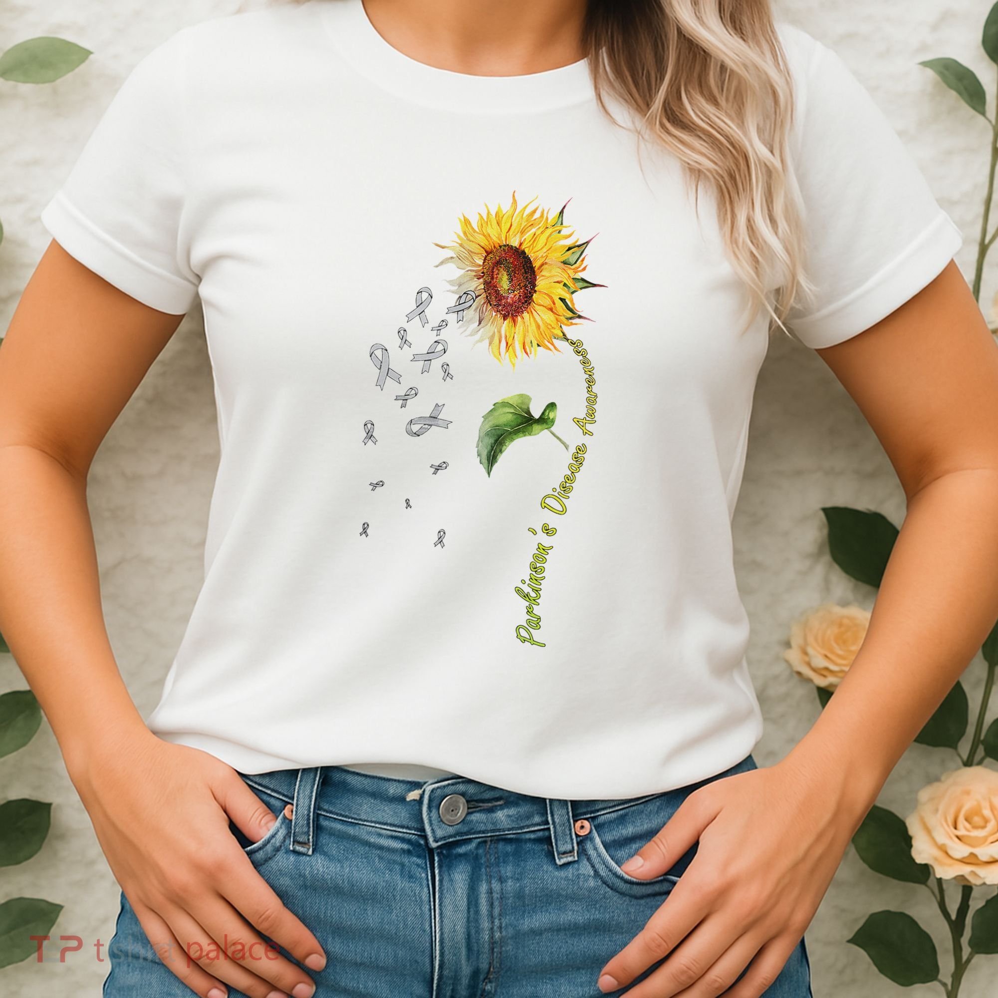 ParkinsonS Disease Awareness Sunflower Women's T-Shirt