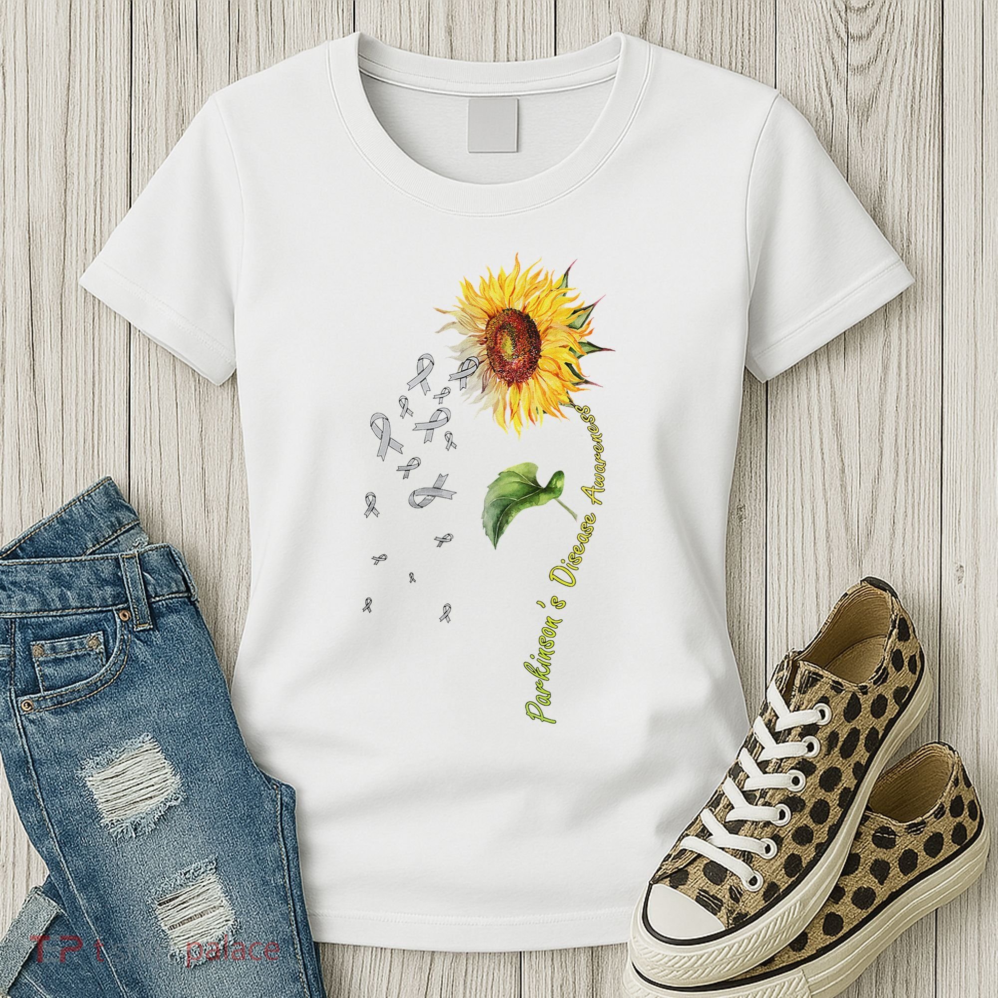 ParkinsonS Disease Awareness Sunflower Women's T-Shirt