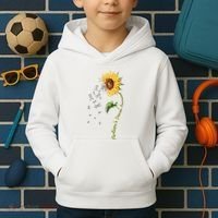 ParkinsonS Disease Awareness Sunflower Kids Hoodie thumb 2