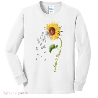 ParkinsonS Disease Awareness Sunflower Kids Long Sleeve Shirt