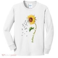 ParkinsonS Disease Awareness Sunflower Kids Long Sleeve Shirt thumb 0