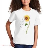 ParkinsonS Disease Awareness Sunflower Kids T-Shirt thumb 2