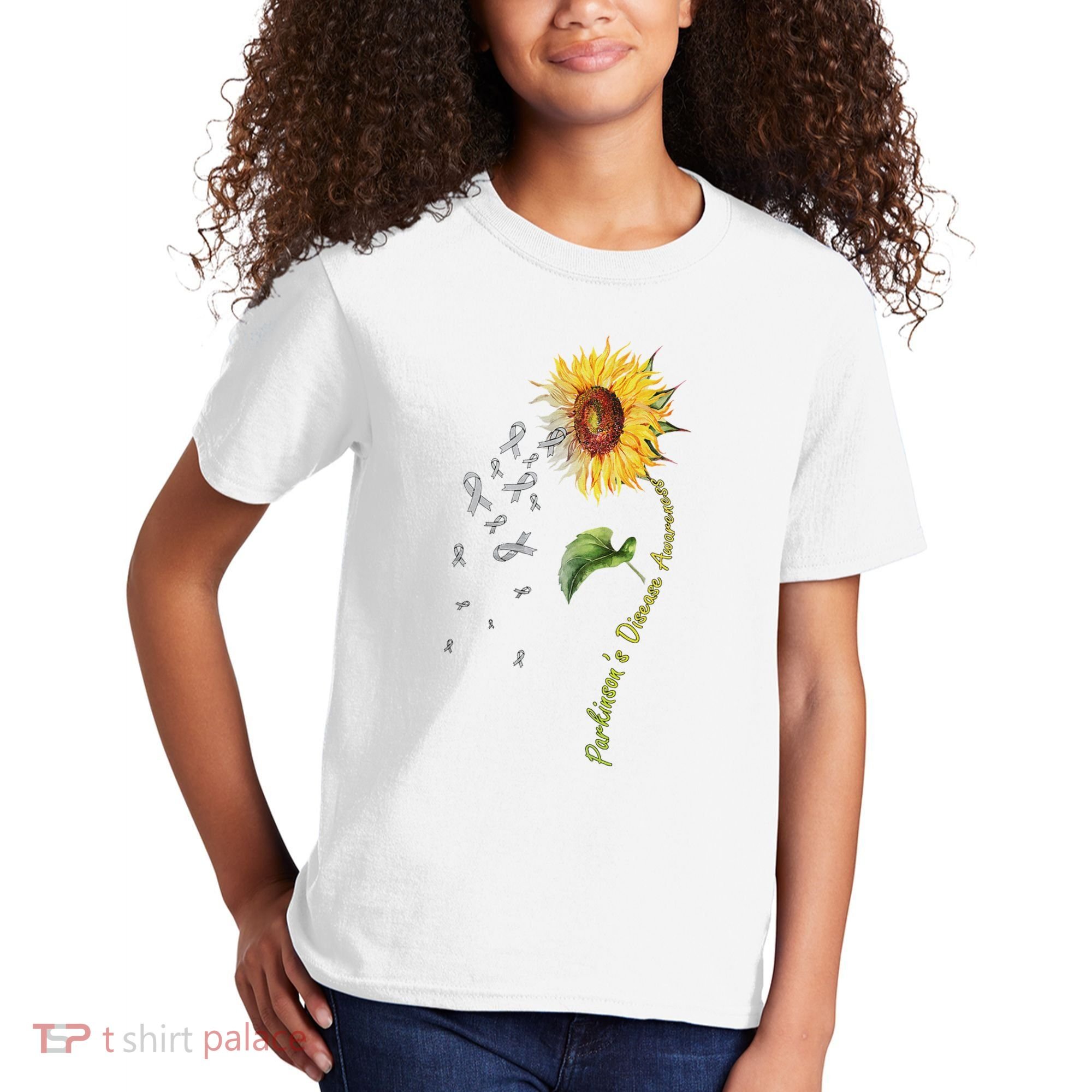 ParkinsonS Disease Awareness Sunflower Kids T-Shirt