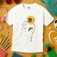 ParkinsonS Disease Awareness Sunflower Kids T-Shirt thumb 3