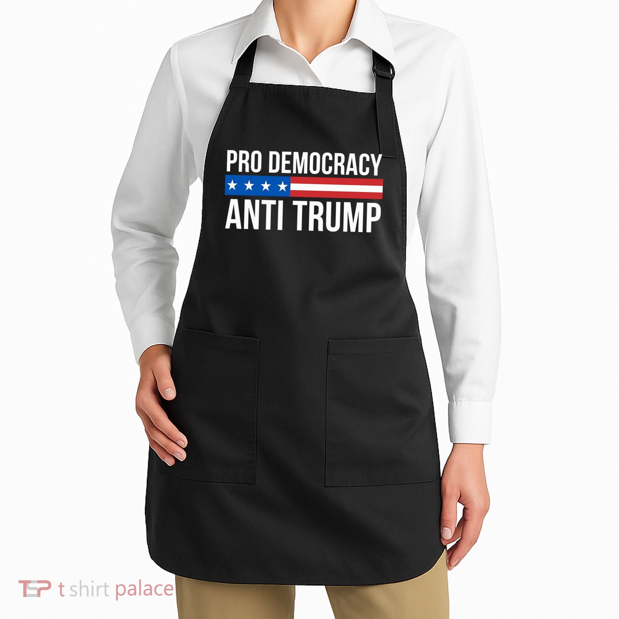 Pro Democracy Anti Trump Apron