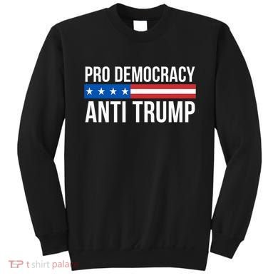 Pro Democracy Anti Trump Sweatshirt