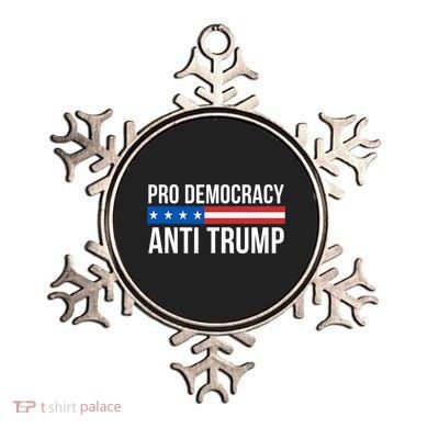 Pro Democracy Anti Trump Ornament