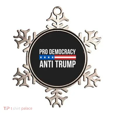 Pro Democracy Anti Trump Ornament