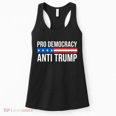 Pro Democracy Anti Trump Women's Tank Top