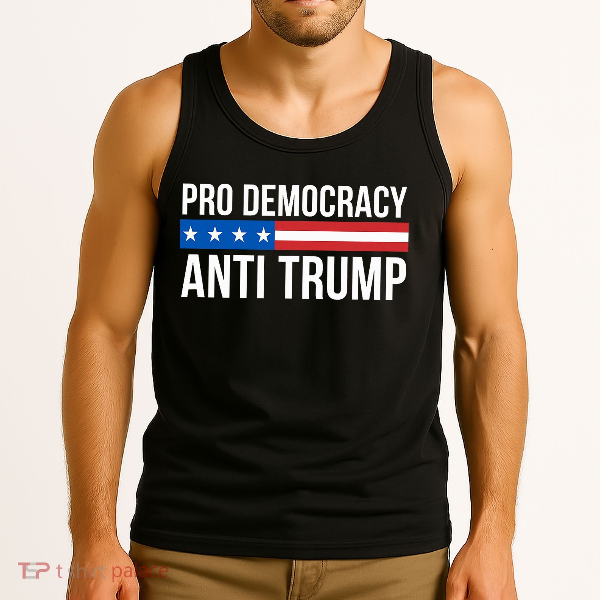 Pro Democracy Anti Trump Tank Top