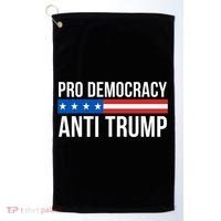 Pro Democracy Anti Trump Golf Towel thumb 0