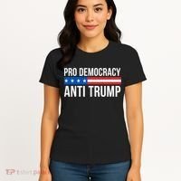 Pro Democracy Anti Trump Women's T-Shirt thumb 4