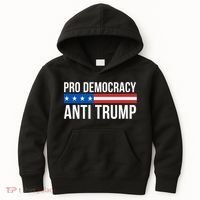 Pro Democracy Anti Trump Kids Hoodie thumb 0