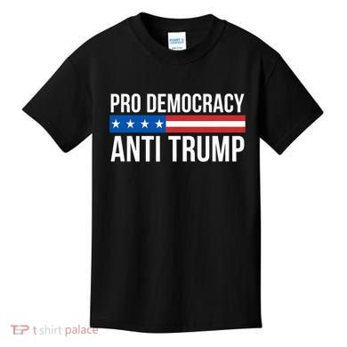 Pro Democracy Anti Trump Kids T-Shirt