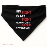ParkinsonS Disease Awareness April Month Red Tulip Great Gift USA-Made Doggie Bandana thumb 0