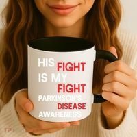 ParkinsonS Disease Awareness April Month Red Tulip Great Gift Coffee Mug thumb 3