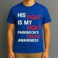 ParkinsonS Disease Awareness April Month Red Tulip Great Gift T-Shirt thumb 3