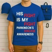 ParkinsonS Disease Awareness April Month Red Tulip Great Gift T-Shirt thumb 6