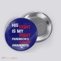 ParkinsonS Disease Awareness April Month Red Tulip Great Gift Button thumb 0