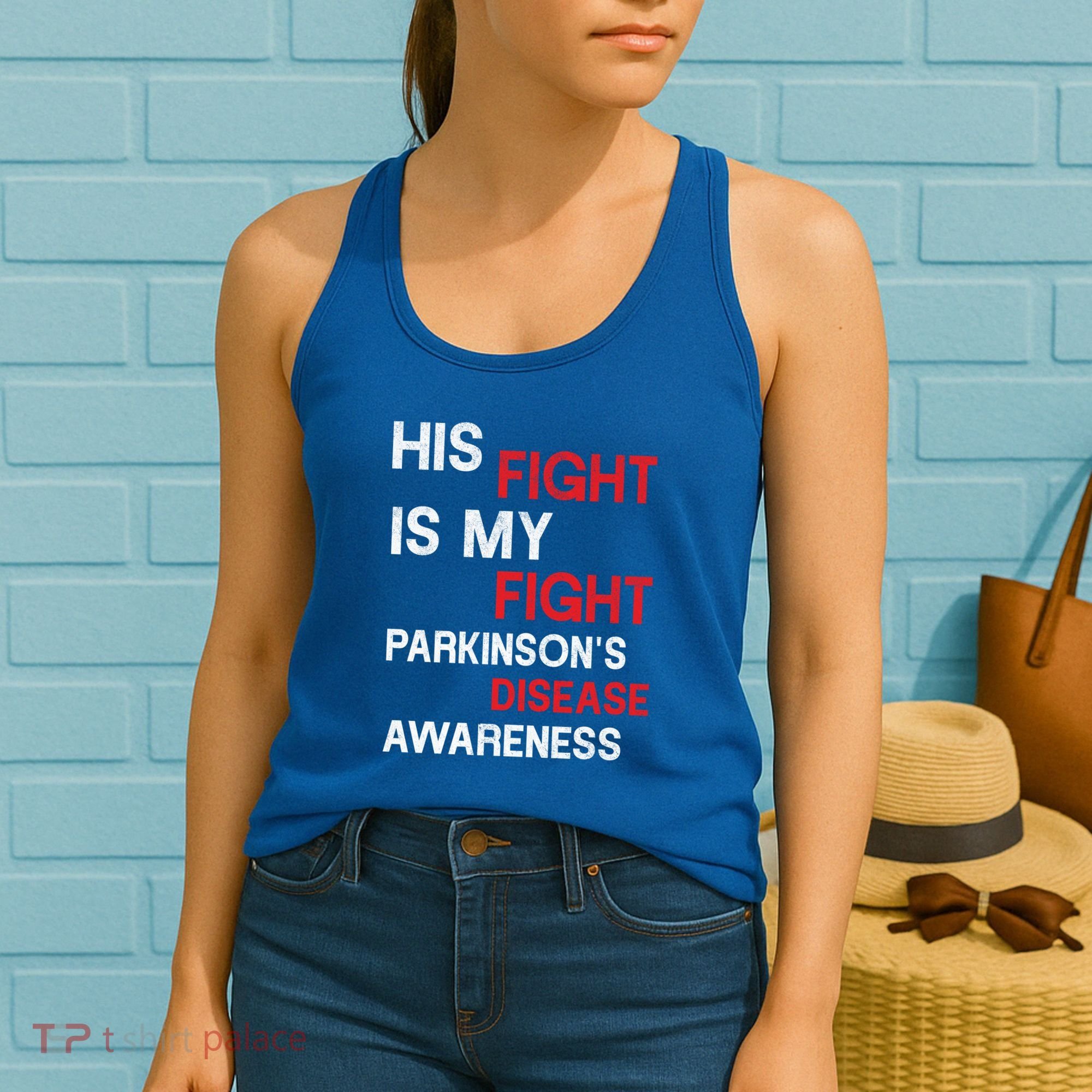 ParkinsonS Disease Awareness April Month Red Tulip Great Gift Women's Tank Top