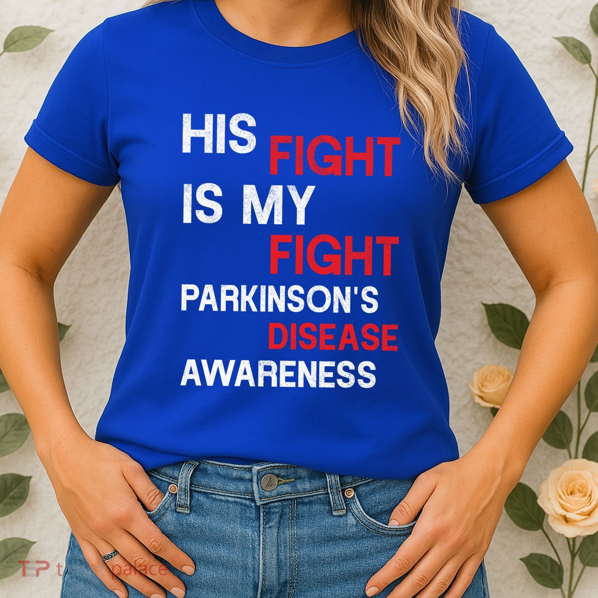 ParkinsonS Disease Awareness April Month Red Tulip Great Gift Women's T-Shirt