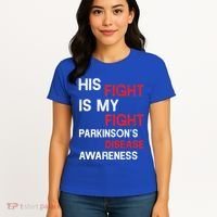 ParkinsonS Disease Awareness April Month Red Tulip Great Gift Women's T-Shirt thumb 4