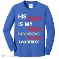 ParkinsonS Disease Awareness April Month Red Tulip Great Gift Kids Long Sleeve Shirt thumb 0