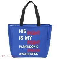 ParkinsonS Disease Awareness April Month Red Tulip Great Gift Tote Bag thumb 0