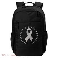 ParkinsonS Disease Awareness Month April Support Wear Grey Great Gift Backpack thumb 0