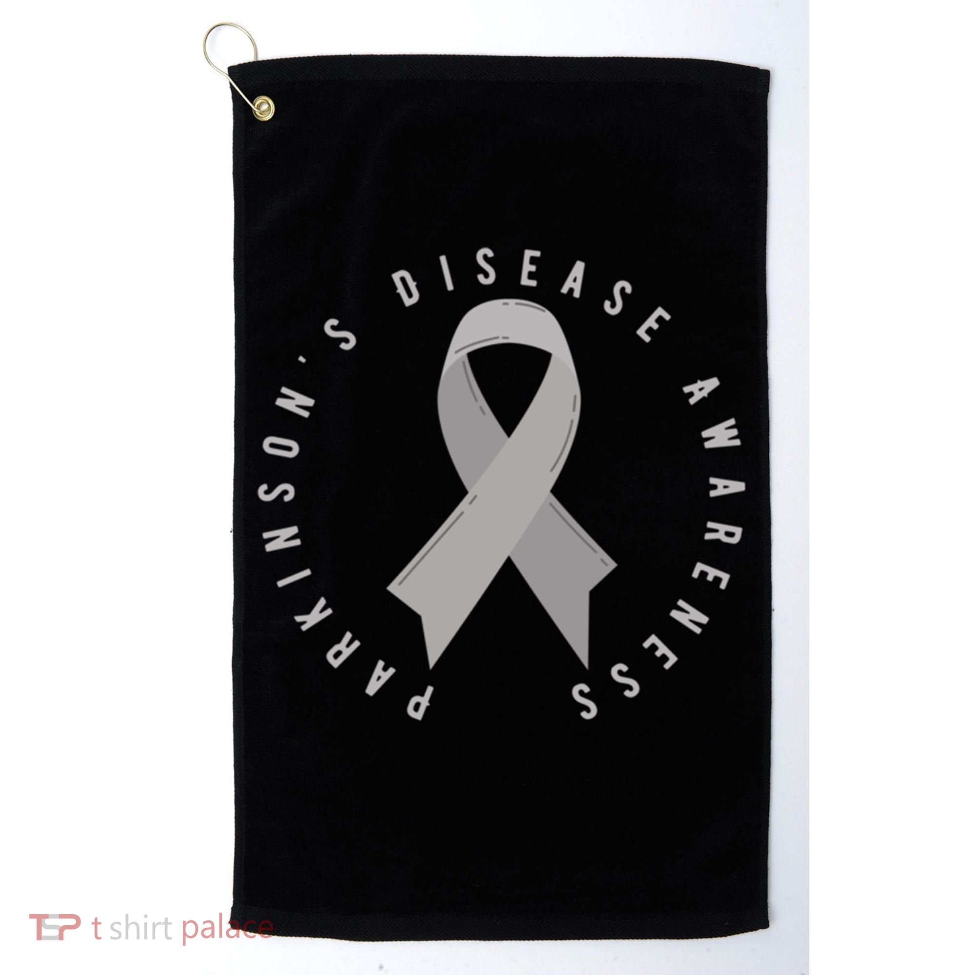 ParkinsonS Disease Awareness Month April Support Wear Grey Great Gift Golf Towel