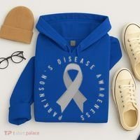 ParkinsonS Disease Awareness Month April Support Wear Grey Great Gift Hoodie thumb 4