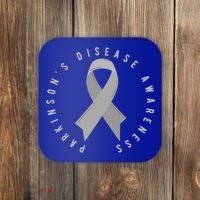 ParkinsonS Disease Awareness Month April Support Wear Grey Great Gift Coaster thumb 0
