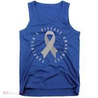 ParkinsonS Disease Awareness Month April Support Wear Grey Great Gift Tank Top thumb 0
