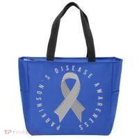 ParkinsonS Disease Awareness Month April Support Wear Grey Great Gift Tote Bag thumb 0