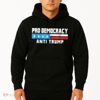 Pro Democracy Anti Trump Hoodie thumb 2