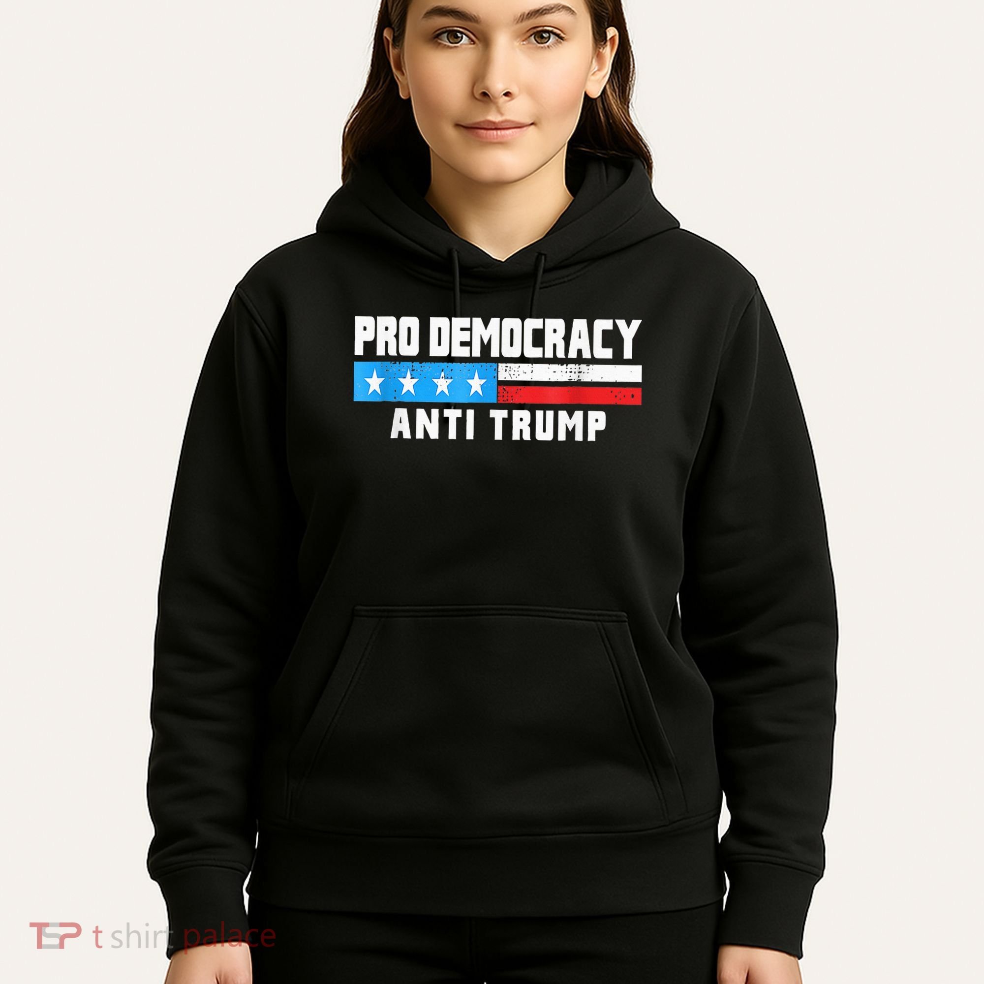 Pro Democracy Anti Trump Hoodie