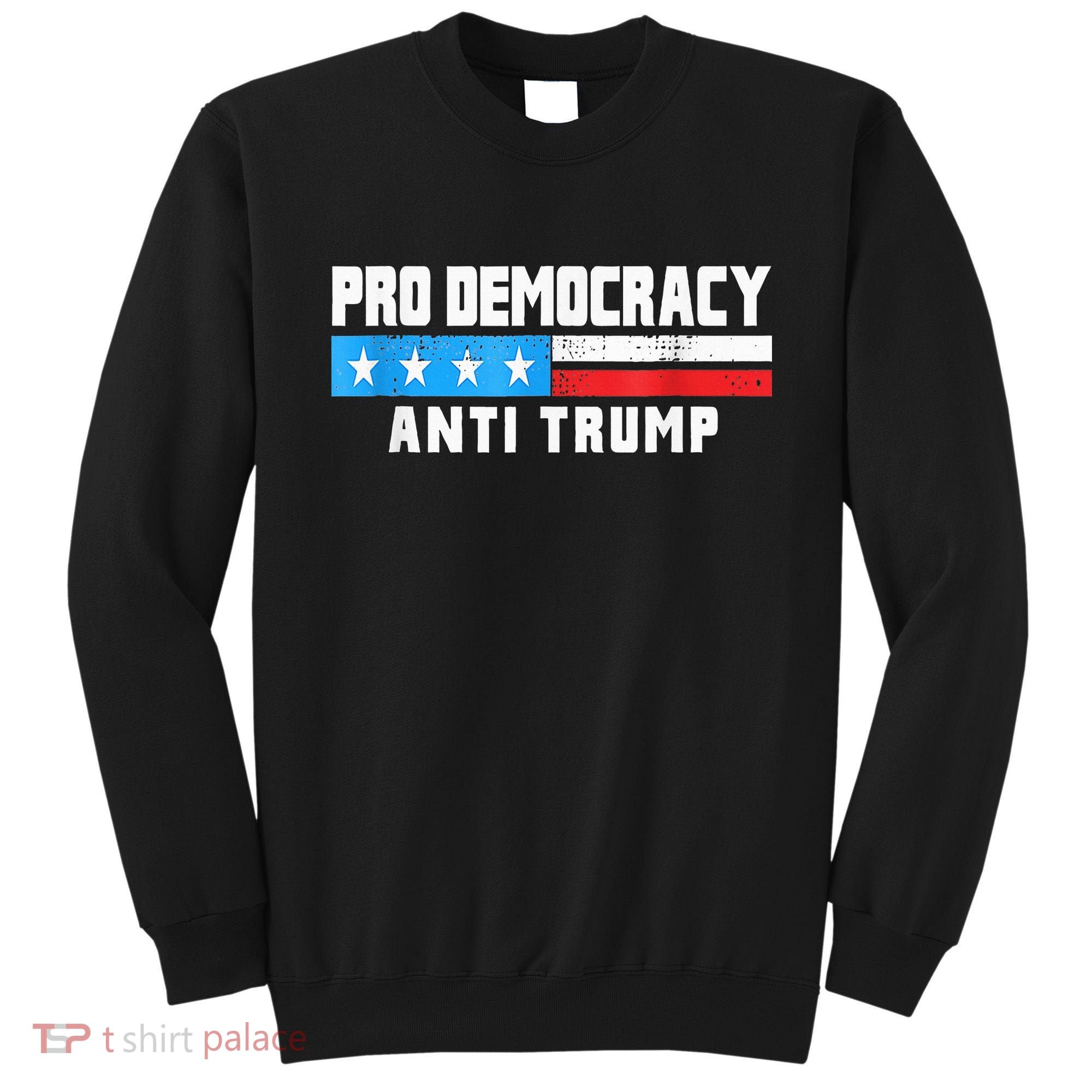 Pro Democracy Anti Trump Sweatshirt
