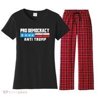Pro Democracy Anti Trump Women's Flannel Pajama Set thumb 0