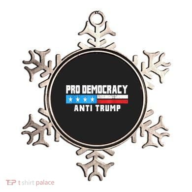 Pro Democracy Anti Trump Ornament
