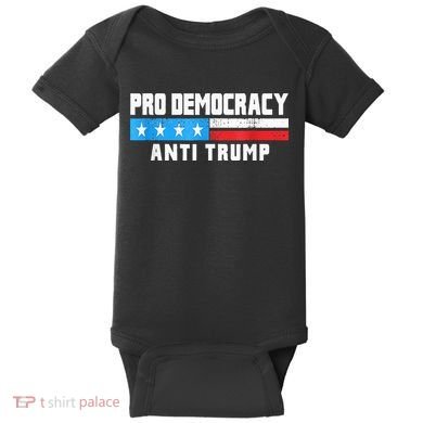 Pro Democracy Anti Trump Baby Bodysuit