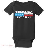 Pro Democracy Anti Trump Baby Bodysuit thumb 0
